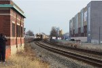 11N just east of the old CNJ Station, Railfan Catching the Action